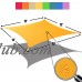 Alion Home Square Mango Yellow Waterproof Woven Sun Shade Sail For Patio Pool Deck Porch Garden in Vibrant Colors 12'x 12'   